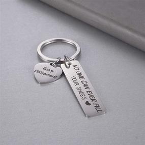 img 1 attached to Thoughtful Retirement Keychain Gifts for Coworkers by MIXJOY