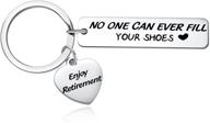 thoughtful retirement keychain gifts for coworkers by mixjoy logo