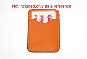 img 1 attached to 👜 Acrylic Leather Templates for NW Card Holder Bag - Patterned Acrylic Leather Pattern for Card Bag