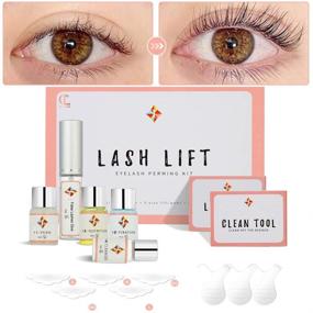 img 3 attached to 👁️ Набор для поднятия ресниц Lash Lift для перманентной завивки, закручивания и поднятия - профессиональный набор полуперманентных материалов для премиальных процедур красоты - полный комплект со щитками для глаз, пэдами и аксессуарами