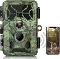 📷 advanced trail camera: 4k native 30mp, wifi, bluetooth, night vision, 120° wide angle, ip66 waterproof logo