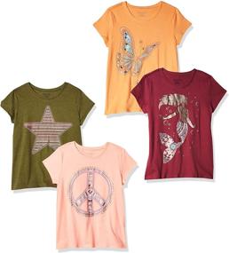 img 4 attached to Childrens Place Graphic T Shirt X Small Girls' Clothing for Tops, Tees & Blouses