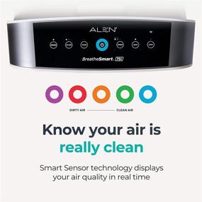 img 2 attached to Alen 75i Air Purifier - Powerful and Silent Air Flow for Extra-Large Rooms up to 1300 SqFt - Effective Allergen, Dust, Mold, Pet Odor, and Smoke Cleaner with Extended Filter Lifespan