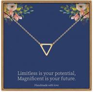 graduation plated triangle necklace college logo