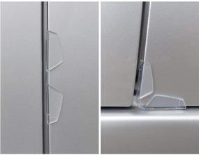 img 1 attached to 🚘 Universal Car Door Edge Guards Corner Bumpers - Set of 4PCS (Clear) for Enhanced Protection