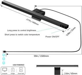 img 3 attached to 🖥️ Enhanced Immersive Experience with Asymmetrical Temperature Dimming in Matte Monitor Computer