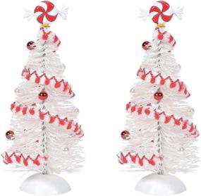 img 1 attached to 🎄 Enhance Your Department 56 Village with Peppermint White Sisals Figurine Set - Multicolor, 6.125 Inch