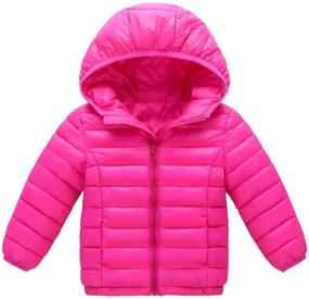 img 2 attached to HILEELANG Boys' Resistant Packable Outerwear 🧥 Jackets - Clothing for Jackets & Coats