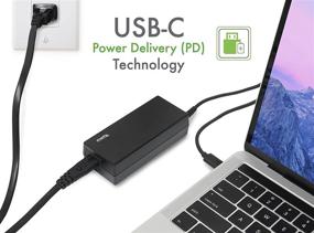 img 3 attached to 🔌 Premium 60W Plugable USB-C Chromebook Charger Replacement - Compatible with Samsung, HP, Dell, Lenovo, Acer, Asus - High-Quality Type C Charger for Laptops