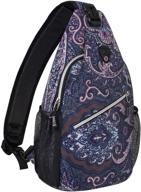 mosiso backpack daypack crossbody shoulder backpacks logo