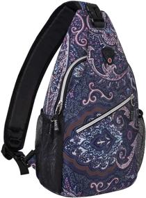 img 4 attached to Рюкзак MOSISO Daypack Crossbody Shoulder Backpacks