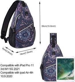 img 2 attached to Рюкзак MOSISO Daypack Crossbody Shoulder Backpacks