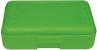 📏 elevate your organization with the romanoff products lime opaque pencil box logo