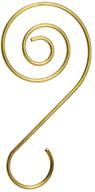 🎄 kurt s. adler w5130 ornament hooks - gold 30-pack: sturdy & stylish hooks for christmas decorating logo