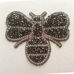 img 2 attached to Yazon Crystals Patches: Stunning Rhinestone Appliques for Sewing Projects