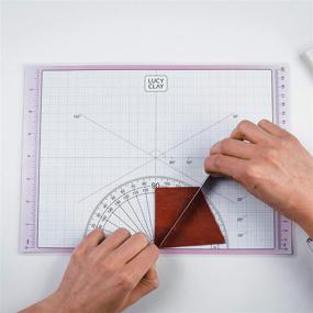 img 2 attached to 🧰 LUCY CLAY Laminated Grid for Polymer Clay Cutting - LC Grid for Enhanced Precision