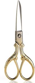 img 4 attached to 🧵 BIHRTC Embroidery Scissors Vintage Gold 5 Inch - High-Quality Stainless Steel Small Fabric Cutting Scissors for Sewing, Crafts, Home Office, DIY - Perfect Everyday Scissor for Tailor and Craft Supplies