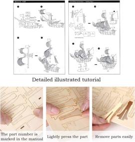 img 1 attached to 🎉 Birthday Biplane Mechanical Puzzles for Adults