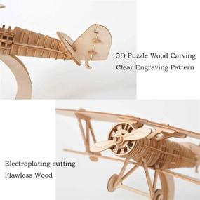 img 2 attached to 🎉 Birthday Biplane Mechanical Puzzles for Adults