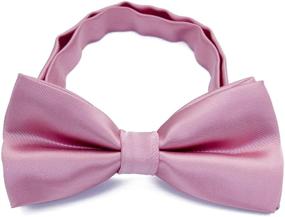 img 4 attached to 👔 Kids Boys Silk Bow Ties - Stylish Accessories for Boys