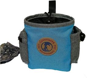 img 4 attached to 🐶 AOSTIHOT Dog Treat Pouch with Poop Bag Dispenser - Ideal for Training Small to Large Dogs, Carries Pet Toys, Kibble, and Treats