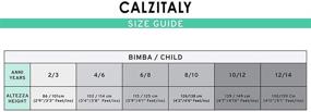 img 1 attached to 👧 CALZITALY Girls Cropped Footless Tights, Semi-Opaque Sheer Leggings, 40 DEN - Pack of 2