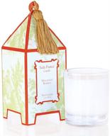 🕯️ seda france mini pagoda box candle, malaysian toile, 2 oz - classic collection logo