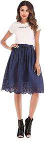 img 4 attached to 👗 Welove Fashion Women's Embroidered Skirts: Showcasing Love for Women's Clothing