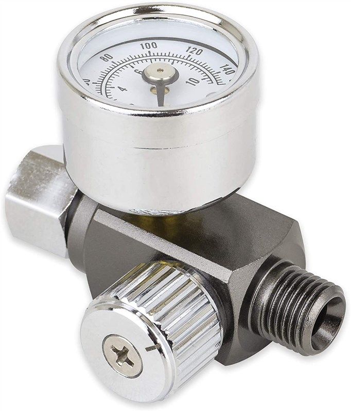 adjusting regulator valve pressure gauge logo