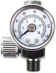 img 1 attached to 🔧 Enhanced Air Adjusting Regulator Valve with Pressure Gauge for Optimal Performance with Spray Guns and Air Tools (1/4” NPS)