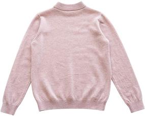 img 4 attached to Winter Warmth for Kids: SOLOCOTE Irregular Jacquard Long Sleeve Sweater for Ultimate Comfort