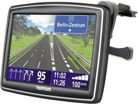 img 2 attached to 📱 Крепление ChargerCity EasyPort для вентиляционной решетки для навигатора TomTom GPS Start 40 45 55 XXL 530 535 540 550 555 T M S WTE XL 325 330 335 340 350 - совместимо с горизонтальными и вертикальными вентиляционными решетками