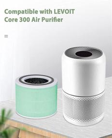 img 3 attached to 🌬️ Enhanced Future Way Core 300-RF Filter, Ideal for LEVOIT Air Purifier, Advanced Dander and Pet Odor Management, 2-Pack