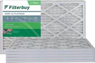 🌬️ filterbuy platinum 16x25x1 air filter merv 13, pleated for hvac ac furnace - 6-pack логотип