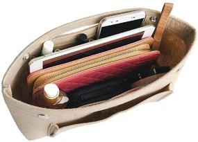 img 3 attached to KUKIFUN Handbag Organizer Divider Multi Pocket