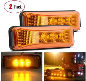 img 4 attached to 🚦 Nilight TL-16 3.9 Inch Amber LED Truck Trailer Lights - Waterproof Surface Mounted Clearance Indicator Lamp with Warranty