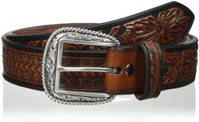 img 1 attached to 🌸 Ariat Floral Billet with Arrow Tooling