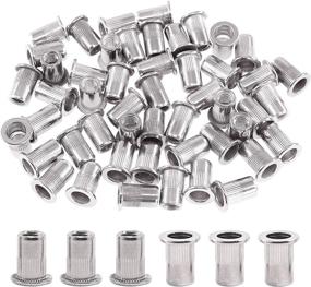 img 4 attached to Glarks 4 20UNC Stainless Threaded Nutserts