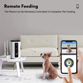 img 2 attached to 📸 WOpet Smart Pet Camera: Full HD WiFi Camera with Treat Dispenser and Night Vision for Remote Pet Monitoring, Two Way Audio Communication, Designed for Dogs and Cats