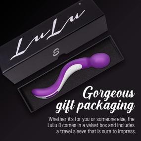 img 2 attached to Lulu 8 - Powerful Cordless Personal Massager for Soothing Back Body Massage - 7 Blissful Modes - Ideal for Sports Recovery, Muscle Relief, and Relaxation - Vibrant Purple