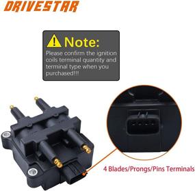 img 1 attached to 🔥 Катушка зажигания высокого качества DRIVESTAR 22433-AA410 | Ключевой компонент для Subaru Baja Forester Outback Legacy 2.5L Impreza 2.2L 2.5L двигателей