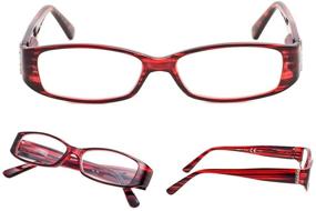 img 3 attached to 👓 Genuine Austrian Crystal Readers: Premium 5-pack Reading Glasses with Fashionable Arms for Women