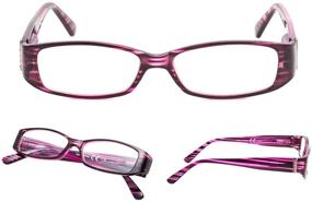 img 2 attached to 👓 Genuine Austrian Crystal Readers: Premium 5-pack Reading Glasses with Fashionable Arms for Women