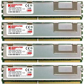 img 2 attached to 💻 Komputerbay 8GB DDR2 PC2-5300F ECC Fully Buffered 667MHz CL5 2Rx4 FB-DIMM (240 PIN) w/Heatspreaders - Ideal for Server Usage Only (Not Compatible with Non-ECC Unbuffered)