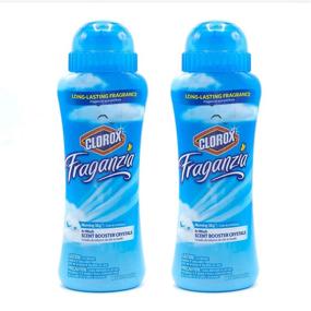 img 4 attached to 🌸 Clorox Fraganzia In-Wash Scent Booster Crystals - Morning Sky Scented Laundry Freshener Beads, 18 Oz Each (2 Pack) - Ideal for Delightfully Fragrant, Clean, and Fresh Clothes