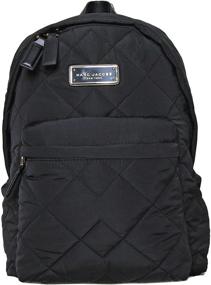 img 4 attached to JACOBS Quilted Black Backpack - M0011321