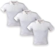 👕 boys' tops, tees & shirts: premium short sleeve pique uniform clothing logo