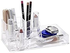 img 3 attached to Simplify Acrylic Compartment Cosmetic Organizer