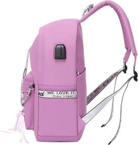 img 1 attached to 🎒 Hey Yoo HY760: Stylish Waterproof Hiking Daypack for Girls and Women