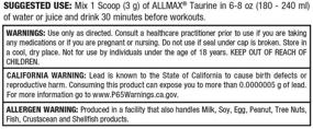 img 1 attached to ALLMAX Nutrition Taurine 400 14